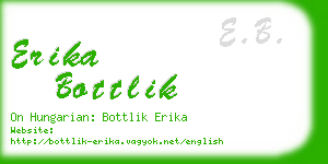 erika bottlik business card